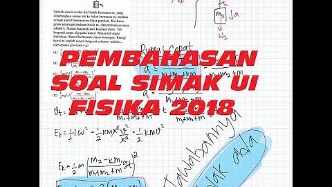 Pembahasan SIMAK UI 2018