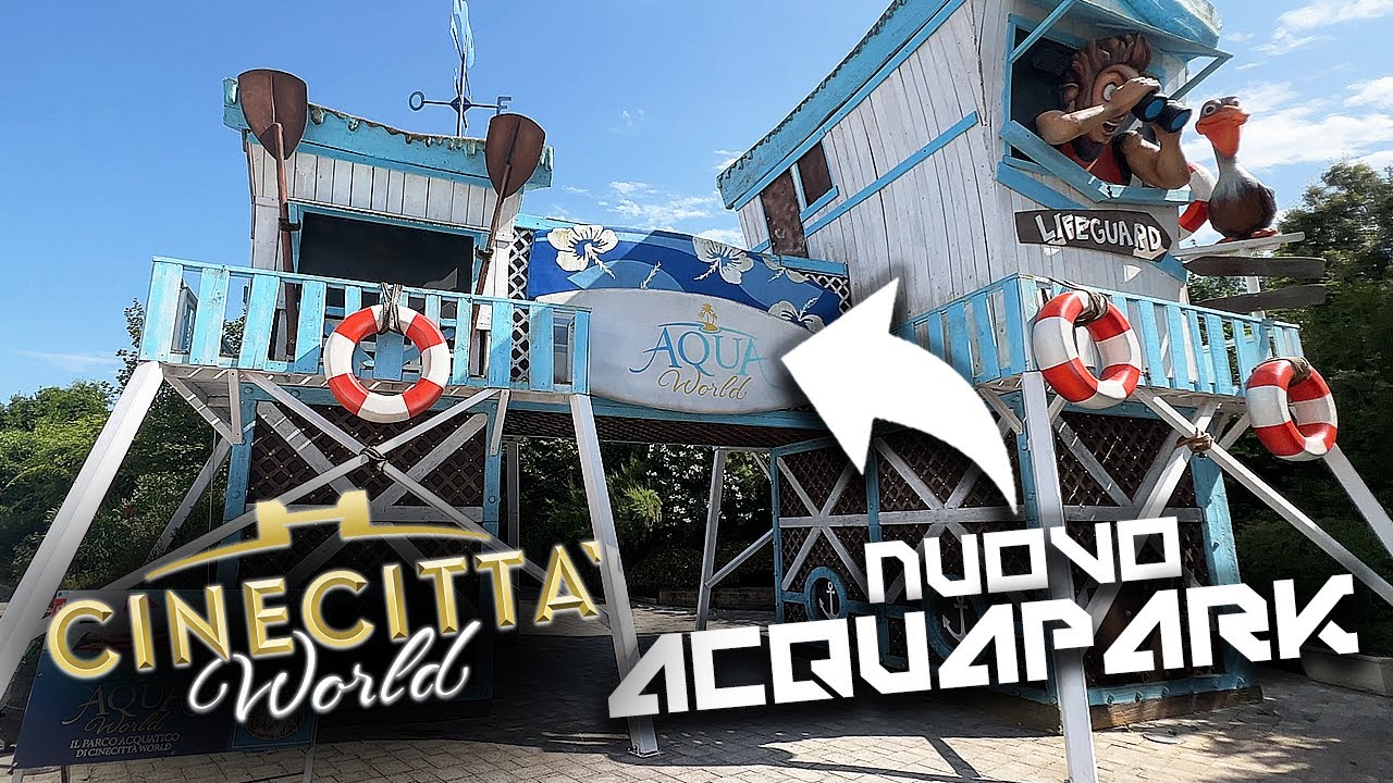 IL NUOVO ACQUAPARK ASSURDO DI CINECITTA' WORLD! 😍 AQUAWORLD SETTEMBRE 2022
