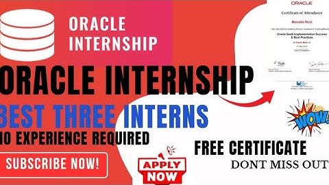 How to Get an Oracle Internship in 2025! 💼 | Eligibility, Application & Tips 🧠✨"