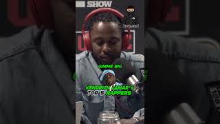 Kendrick Lamars Top 5 Rappers