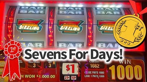 This Is Best Slot Machine!! 🔥🎰 Sizzling Sevens & Blazing Sevens! BEST WINS!!