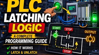 PLC Latching Logic Explained | Start/Stop Seal-In Circuit Tutorial