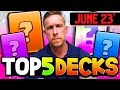 Top 5 Clash Royale Decks AFTER Balance Changes (June 2023)