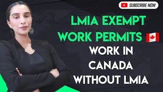 LMIA Exempt Work Permits