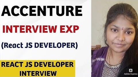 My Accenture Interview Experience |Technical Questions| React JS Developer interview |Accenture exp