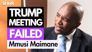 Mmusi Maimane: Trump v Ramaphosa at White House, "white persecution" myth, Elon Musk, Rupert, Malema