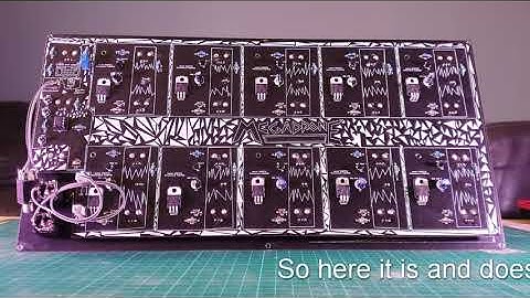 My First Synth Build  -  The Megadrone 2000.