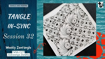 JOKI + CYRA - Zentangle Patterns - ✨ Tangle InSync#32 ✨ Year 2021