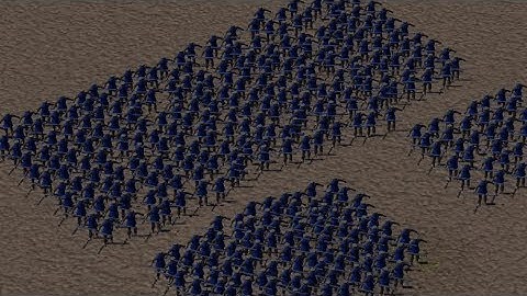 My Game Engine - Unit Formations demo - JavaScript + WebGL + Online demo