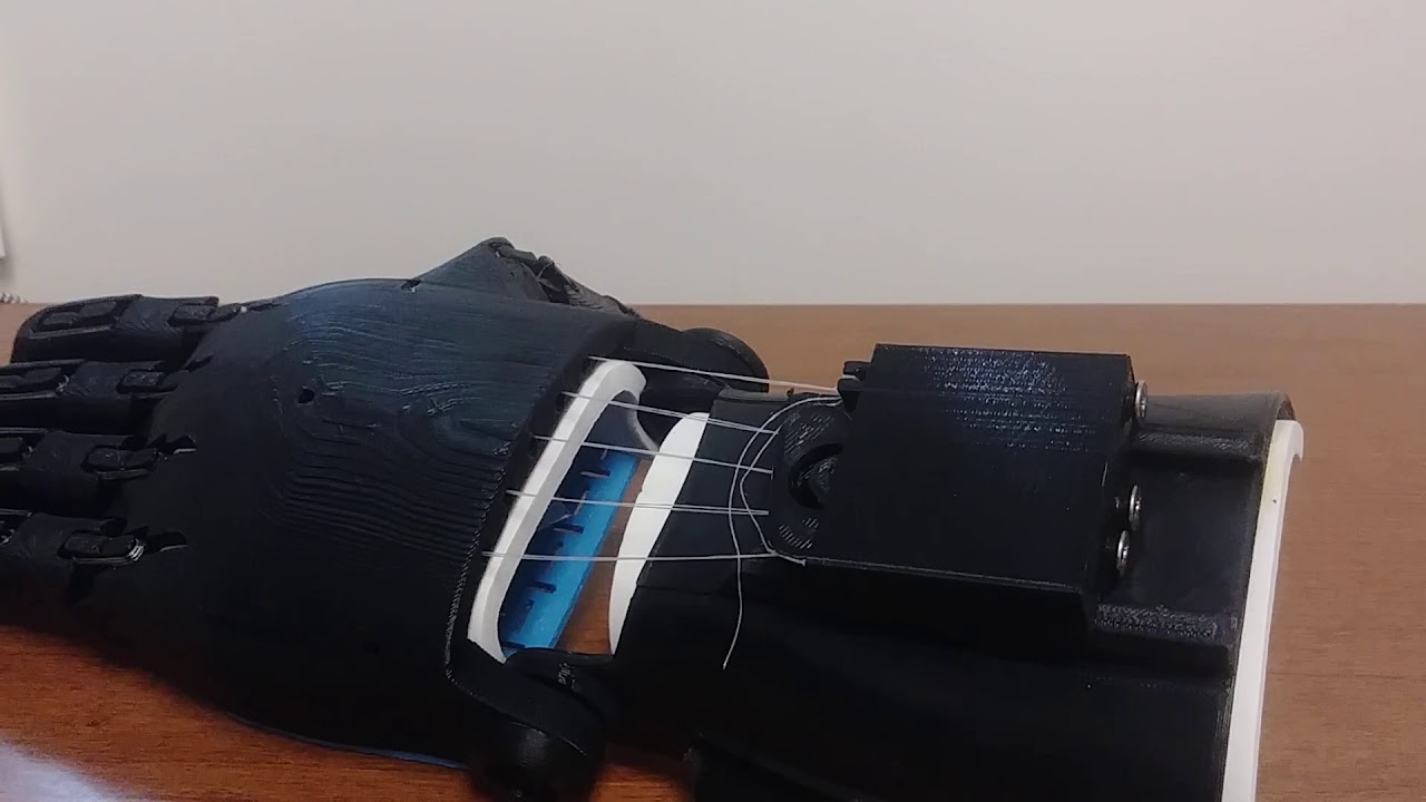 eNable Phoenix-v2 prosthetic hand - YouTube