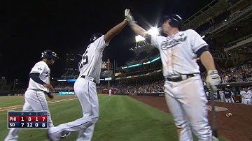 PHI@SD: Venable sends a three-run shot to center