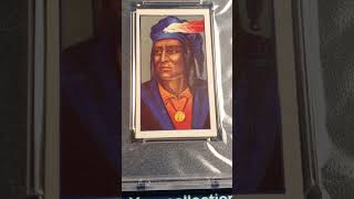 1927 Godfrey Phillips Red Indians Tecumseh 1 PSA 6 5 EX MINT Plus Shawnee Chief 