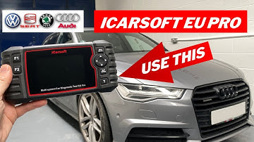Audi Glowplug, ABS & Airbag Diagnose & Reset Procedure with iCarsoft EU PRO