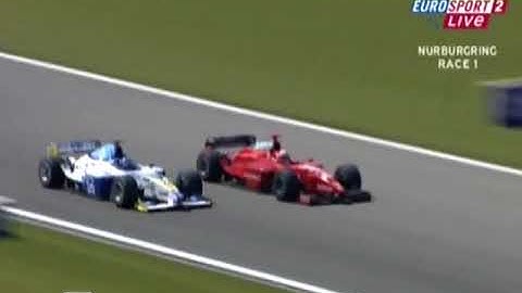 Piccione overtakes Lauda for P11 - 2005 GP2 Round 4 Nurburgring Race 1