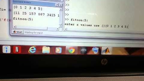 Matlab least squares fit for any polynomial