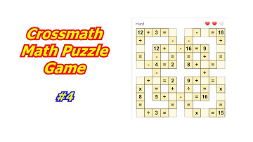 Crossmath - Math Puzzle Games App Walk Through