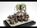 Diorama - SdKfz 222  palm tree 1:35 Step by Step