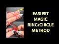 CROCHET | EASIEST MAGIC RING/CIRCLE METHOD #magiccircle #crochet #magicring