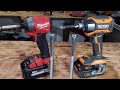 Milwaukee Gen 3 VS Ridgid Octane Impact driver