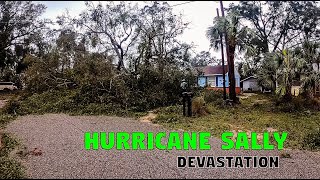 Devastation of Hurricane Sally Pensacola FL