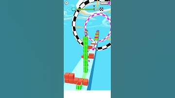 Cube Surfer Gameplay (ios android) level 42 watermelon