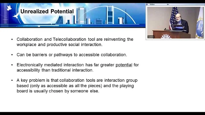 Cloud & Accessibility Workshop: Gregg Vanderheiden...