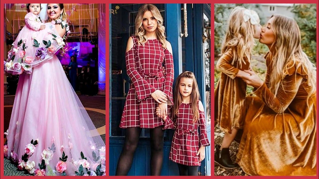 mothers And babys same dresses desings 2020 new baby and mother same
