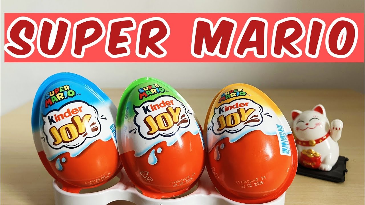 SUPER MARIO Kinder Joy 2025 toys ⭐👷🏼🐣 New toys opening 🪀 ASMR