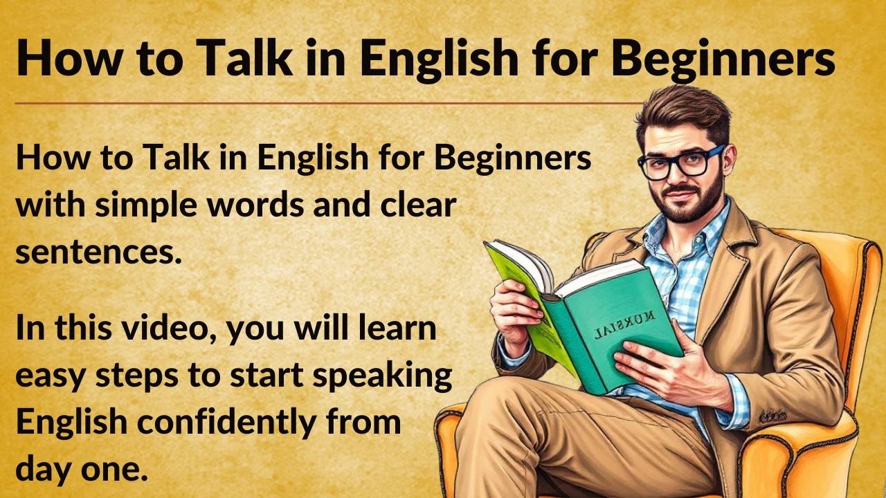 How to Talk in English for Beginners | Start Speaking Confidently & Improve Step by Step 🗣️✨