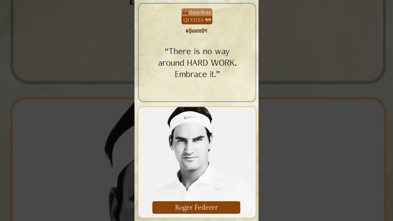 Roger Federer | Top 10 Inspirational Quotes | Timeless Quotes 
