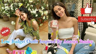 Low Budget Outfit Inspired By Ananya Pandey 🎀🎎#ananyapandey #viralvideo #dress @silenttuber502 screenshot 5