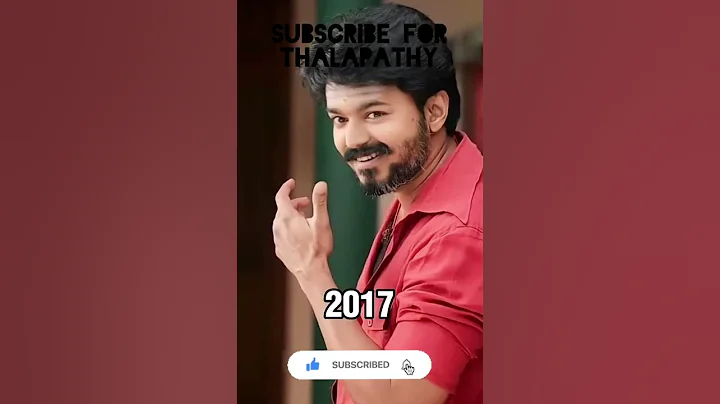 Thalapathy Vijay transformation journey video (1987-2023) | #shorts #viral #thalapathyvijay