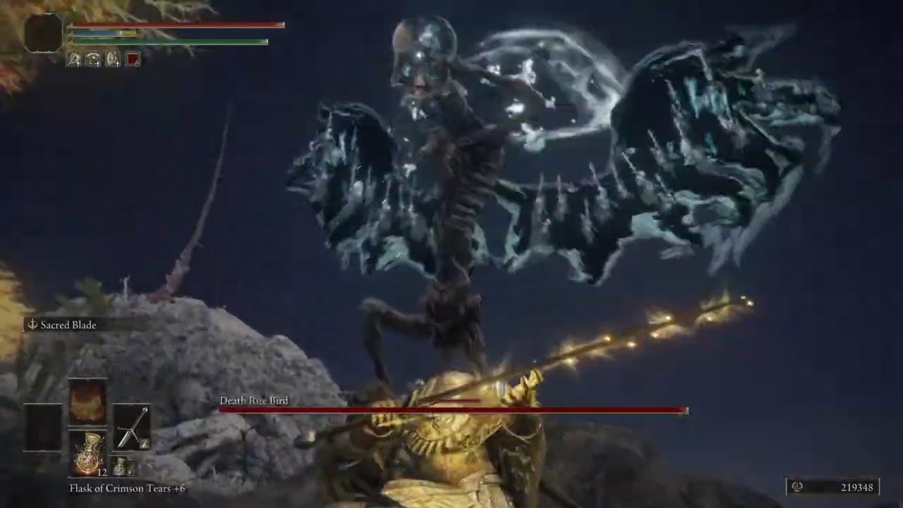 Elden Ring Death Rite Bird of Caelid Boss Fight YouTube