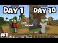 10/100 Days Minecraft Survival Mobile Hardest Challenge | #ep1