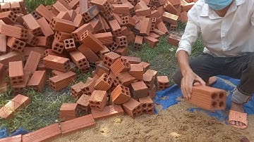 Mẹo chặt đôi viên gạch 100% không hư bể