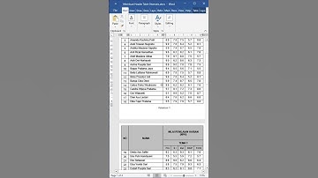 Cara Membuat Header Table Otomatis di Setiap Halaman Microsoft Word