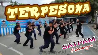 TERPESONA.. Satpam Polres Pekalongan Kota Yel-Yel Terpesona