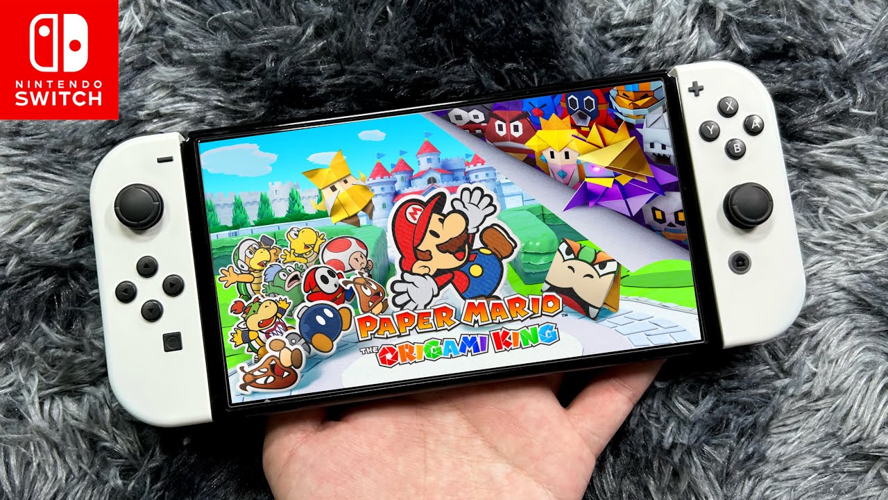 Paper Mario: The Origami King on Nintendo Switch OLED Gameplay