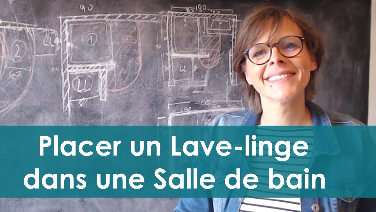 Comment placer un lave-linge dans une petite Salle de bain ? 2 exemples