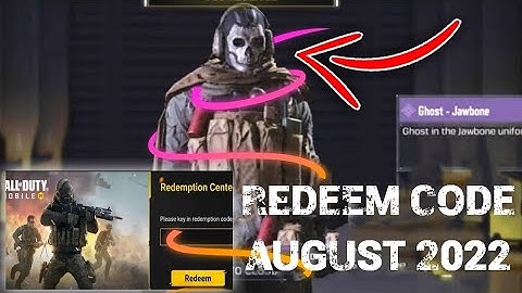 August Redeem Code Codm 2022 | Cod Mobile Redeem Code 2022 | Codm Codes | Call Of Duty Mobile Codes