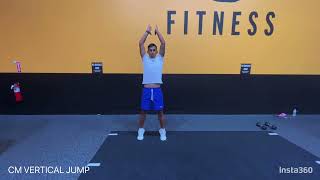 Plyometrics Block #4: NCM vertical jump, CM vertical jump, CM single vertical jump.