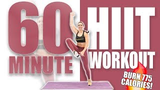 60 Minute HIIT Workout 🔥BURN 775 CALORIES! 🔥Sydney Cummings screenshot 3