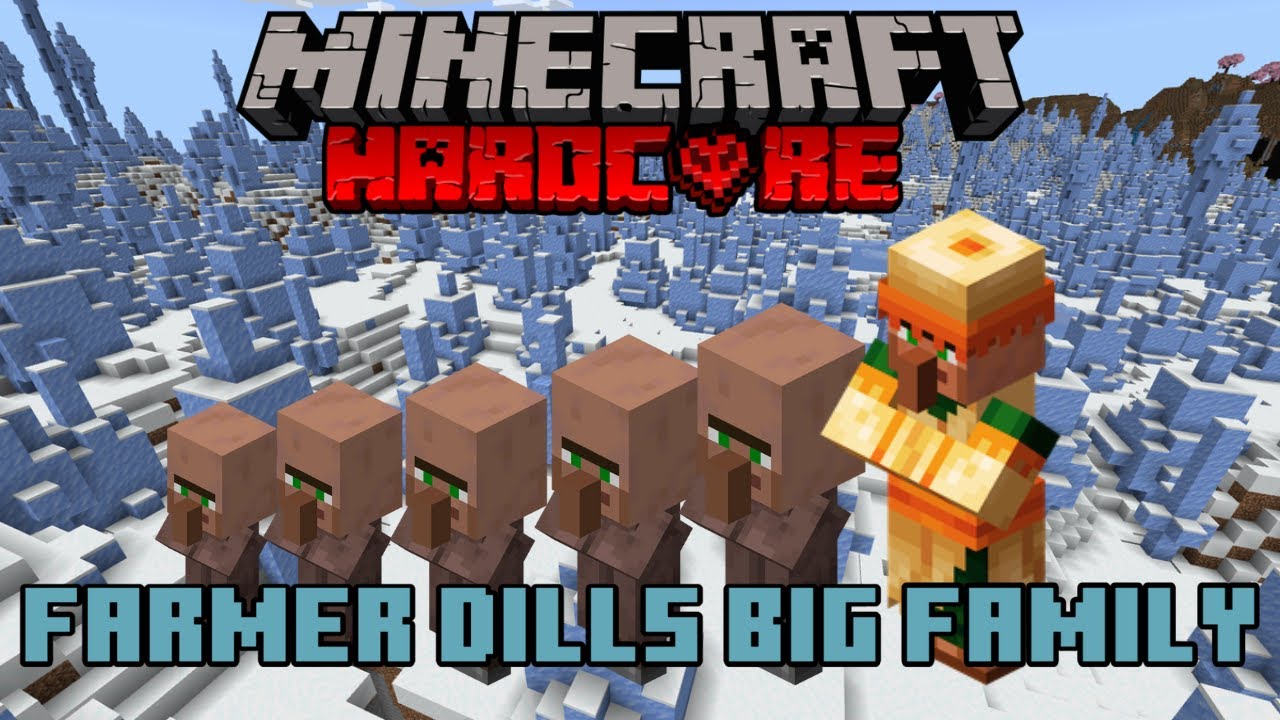 Большая семья фермера Дилла — Minecraft Hardcore Mode (Bedrock Edition): Эпизод 5