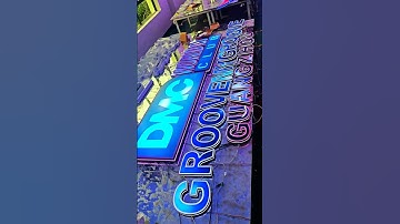 Clear, translucent and luminous characters #sign #signage#signagedesign #ledsign #sourcefactory