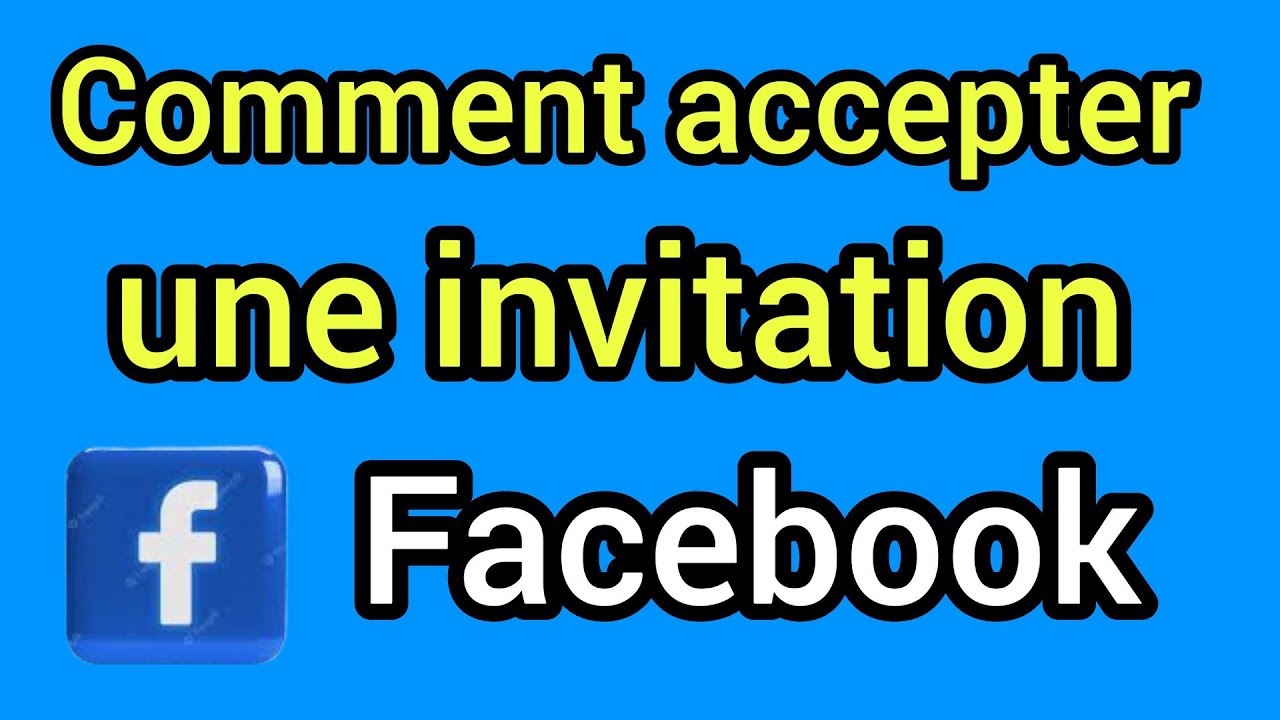 comment accepter une invitation sur Facebook - YouTube