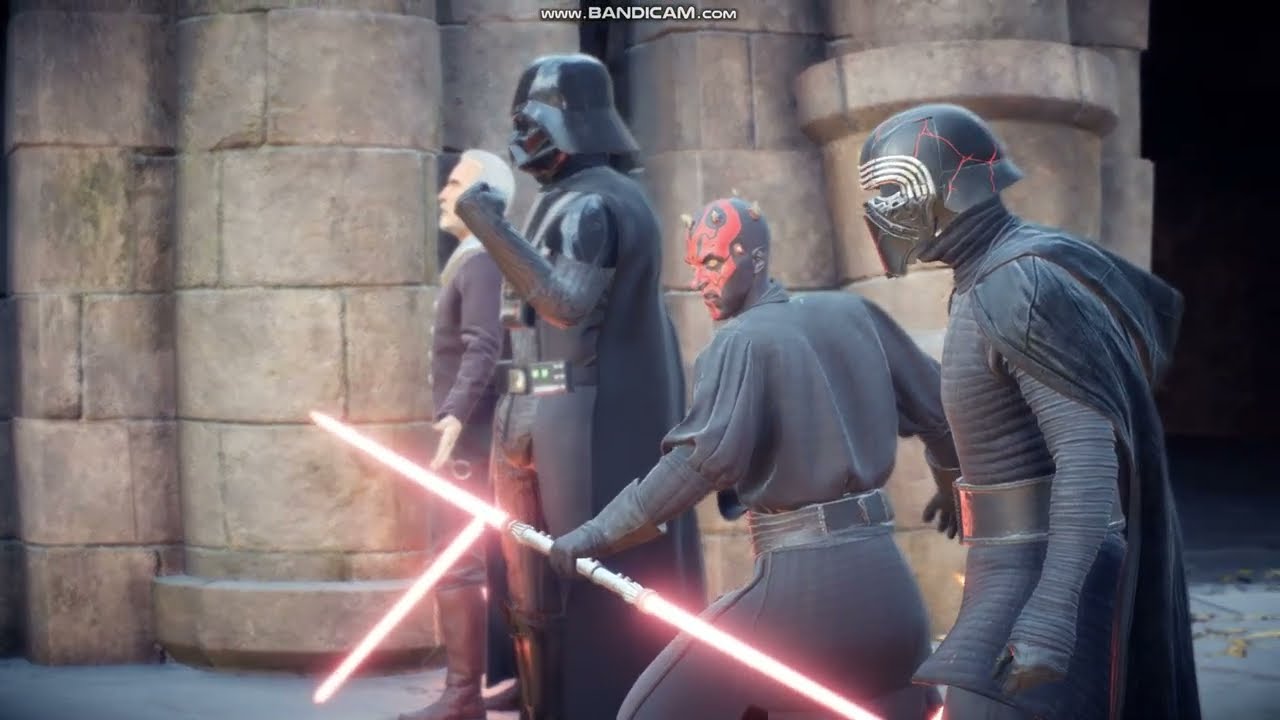 SWBF2 HvV Dark Side Victory On Takodana (Maz's Castle; 9 Kylo Killstreak)