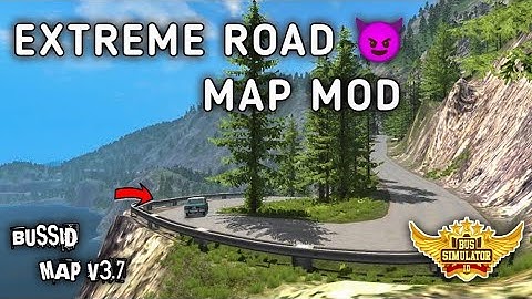 EXTREME ROAD MAP MOD For Bus simulator Indonesia// BUSSID Map Mod 3.7 #extrememap #bussidmapmod ✅🍁