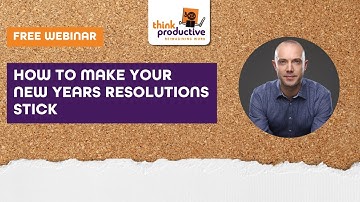 How to make your New Years resolutions stick