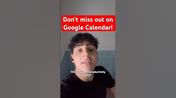 📅 How to Use Google Calendar for Maximum Productivity!