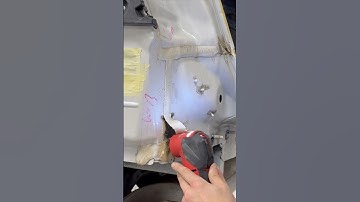 The BEST way to remove #SeamSealer #autobody #collision #automotive #autorepair #bodywork